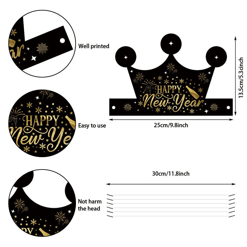 Wholesale 2025 Party Paper Funny Hat Glasses Decorations